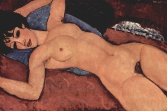 Amedeo Modigliani: Schlafender Akt