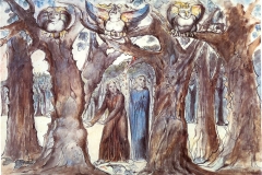 William Blake: Die Harpien und die Selbstmörder